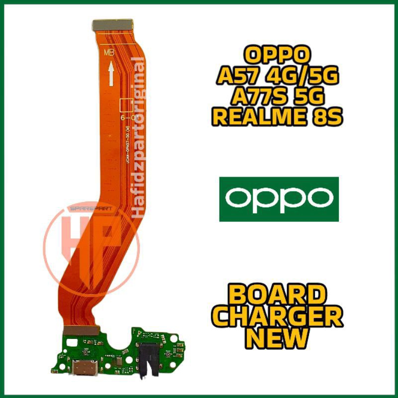 Flexibel Flexible Board Charger Papan Konektor Chas Oppo A57 4G / 5G / A77S 5G / 8S Copotan Cabutan 