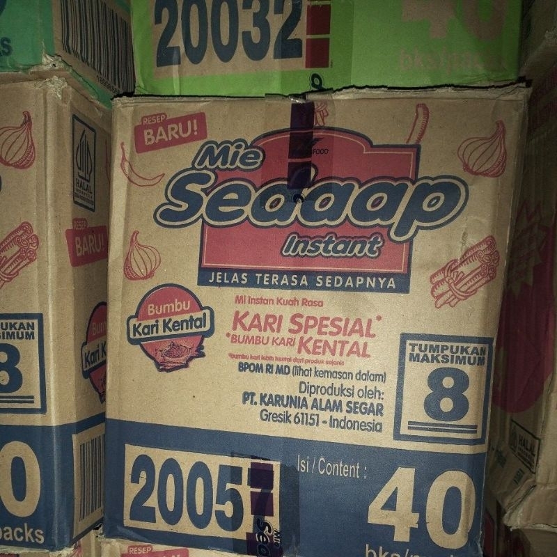 

MIE SEDAP KARI SPECIAL 1 KARTON ISI 40 PCS
