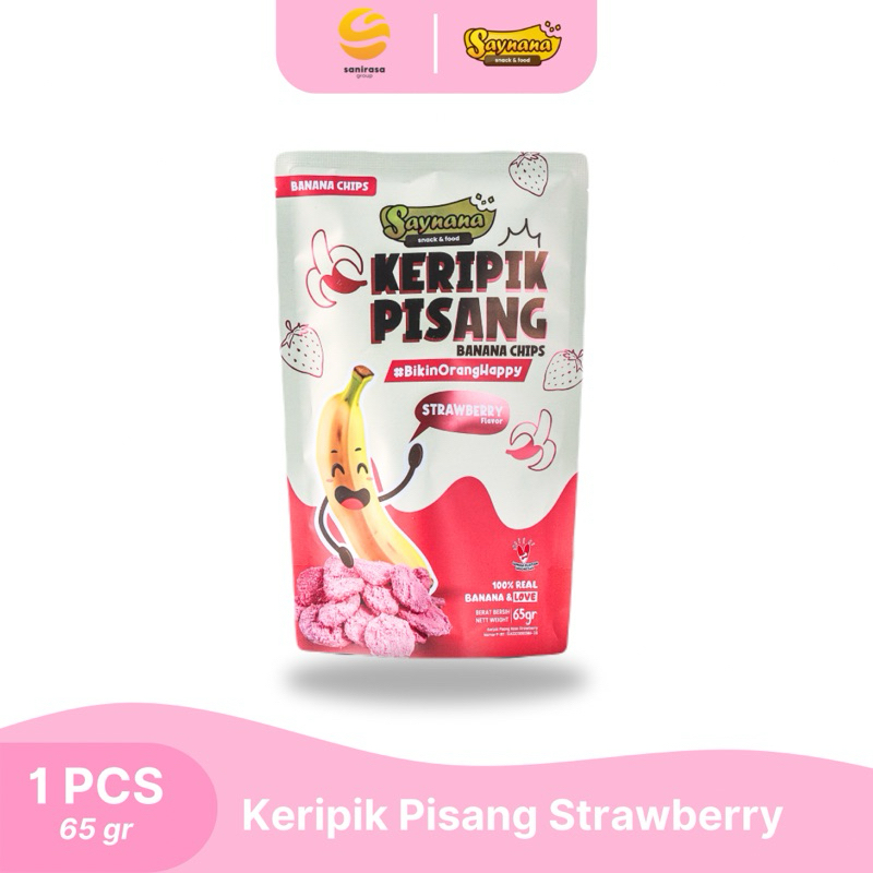 

Buynana Chips Keripik Pisang Strawberry