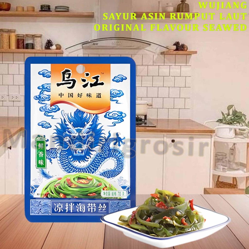 

Sayur Asin Rumput Laut * Wujiang * Original Flavour Seawed * 70gr