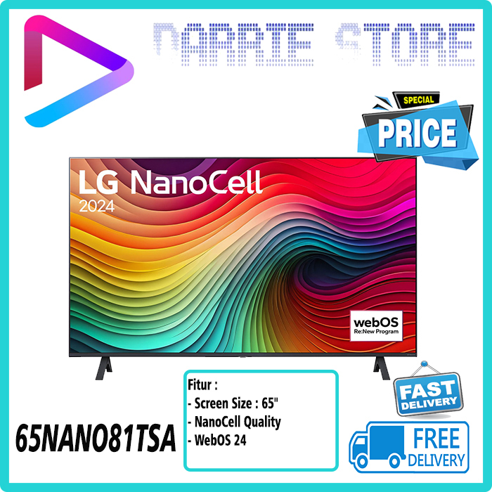 LG LED 65 INCH NANO CELL SMART TV 4K 65NANO81TSA 65NANO81 65NANO CELL