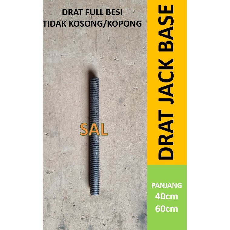 Drat Jack Base dan U-Head Jack Panjang 40cm atau 60cm