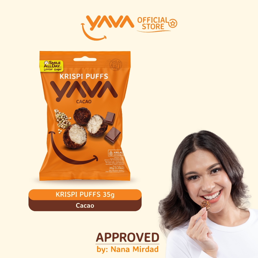

YAVA Krispi Puffs Cacao 35g