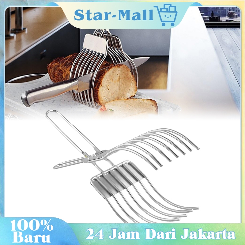 Alat Pemotong Barbekyu / Alat Potong Roti Tawar Manual / Alat Pengiris Ham Hot Dog