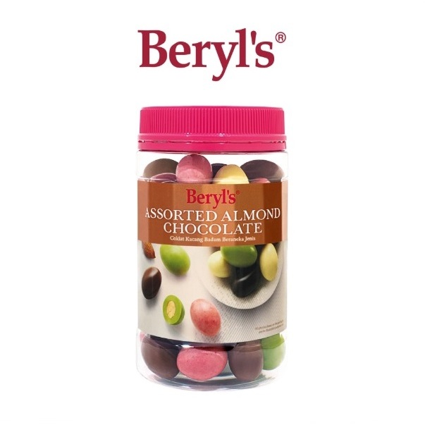 

Beryl's Assorted Almond Chocolate 370 Gr Jar Malaysia