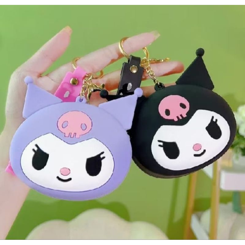 GANTUNGAN KUNCI SILIKON DOMPET KOIN JELLY