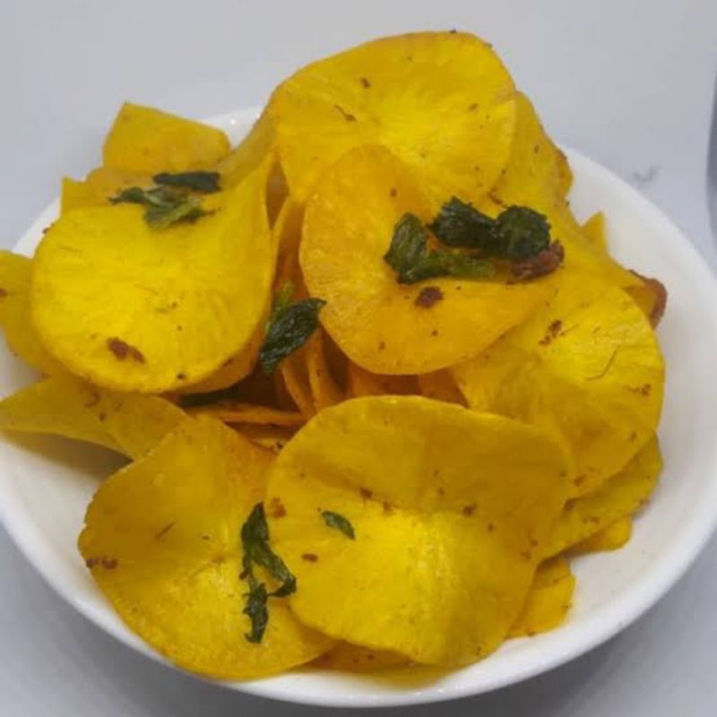 

keripik sanjai bumbu kuning oleh-oleh khas Minang sumatra barat