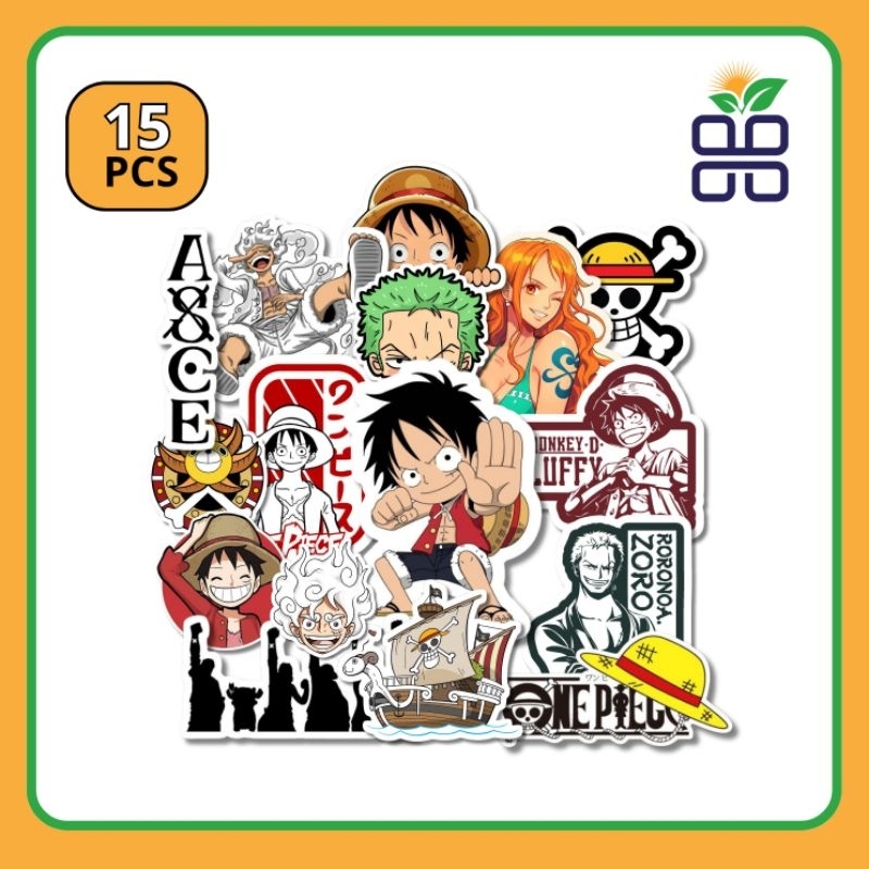 

Stiker one piece isi 15pcs - stiker untuk hp dan laptop