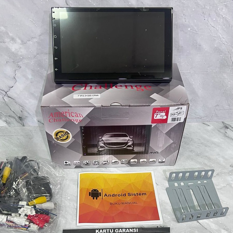 Headunit android 7inch American Challenge tv mobil