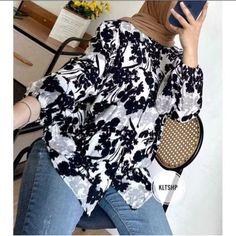 ATASAN KEMEJA RAYON TERBARU/KEMEJA MOTIF BUNGA/KEMEJA RAYON/KEMEJA RAYON PREMIUM