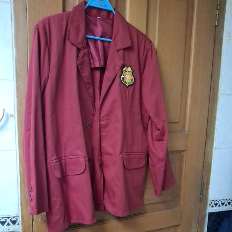 Jas Almameter Sekolah Windbreaker Manhwa Cosplay