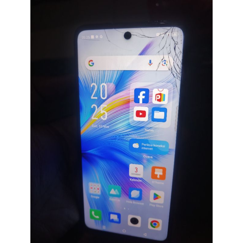 LCD Infinix note 30 copotan retak