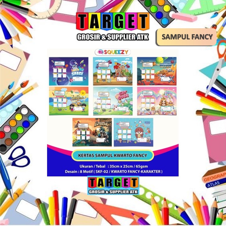 

SAMPUL MOTIF KARAKTER QWARTO/BOXY / SAMPUL FANCY BUKU TULIS / SAMPUL LUCU ANAK