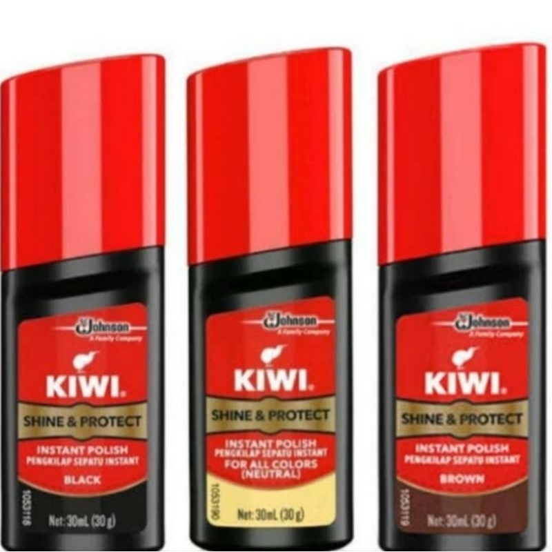 Kiwi Cair Hitam 30 ml / Semir Sepatu Instan Polish
