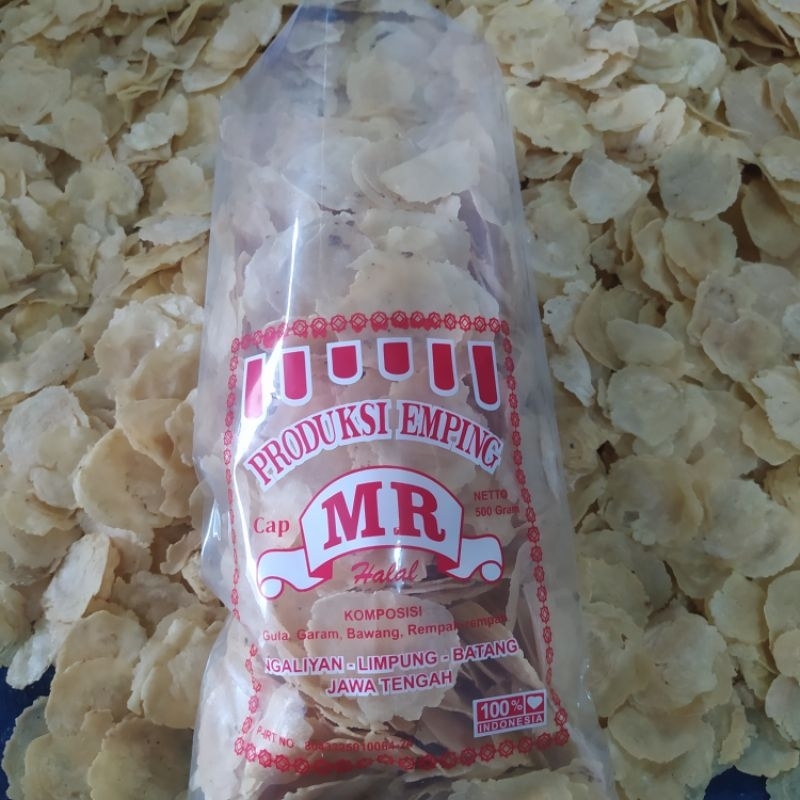 

emping mlinjo biji dua rasa manis berat 500g