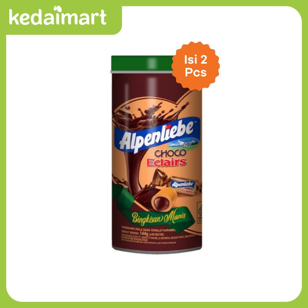 

Alpenliebe Candy Choco Eclairs Tin 144 Gram x 2 Pcs