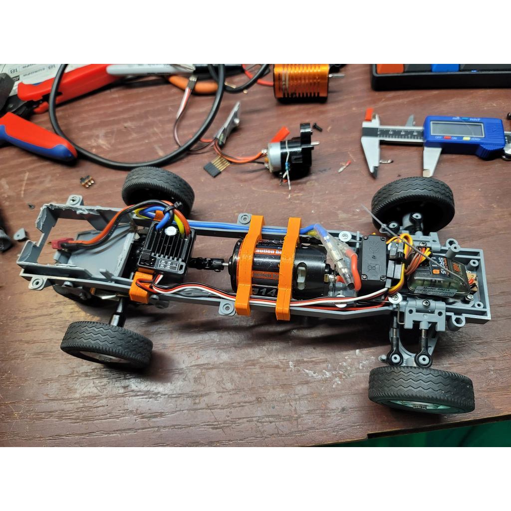 WPL D12 550 Motor Mounts Adapter Converter. Sparepart dan Aksesoris RC Car Adventure MN WPL Mobil-mo