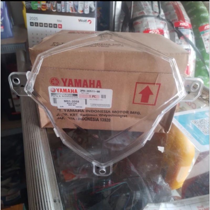 mika kaca speedometer spidometer motor mio m3 asli original