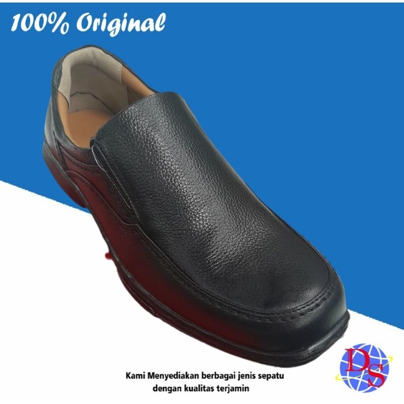 Sepatu Pantofel Pria Formal Loafers Bobby Brown 8803 Hitam Sepatu Kerja Pria Sepatu Pesta Pria