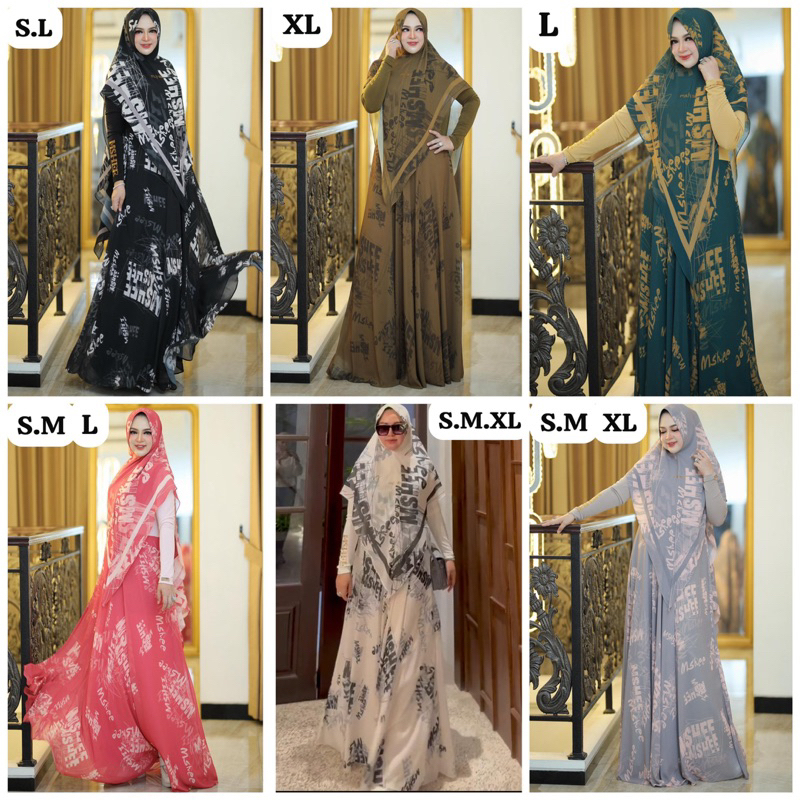 CELINE EVANGELISTA SET SYARI BY MSHEE