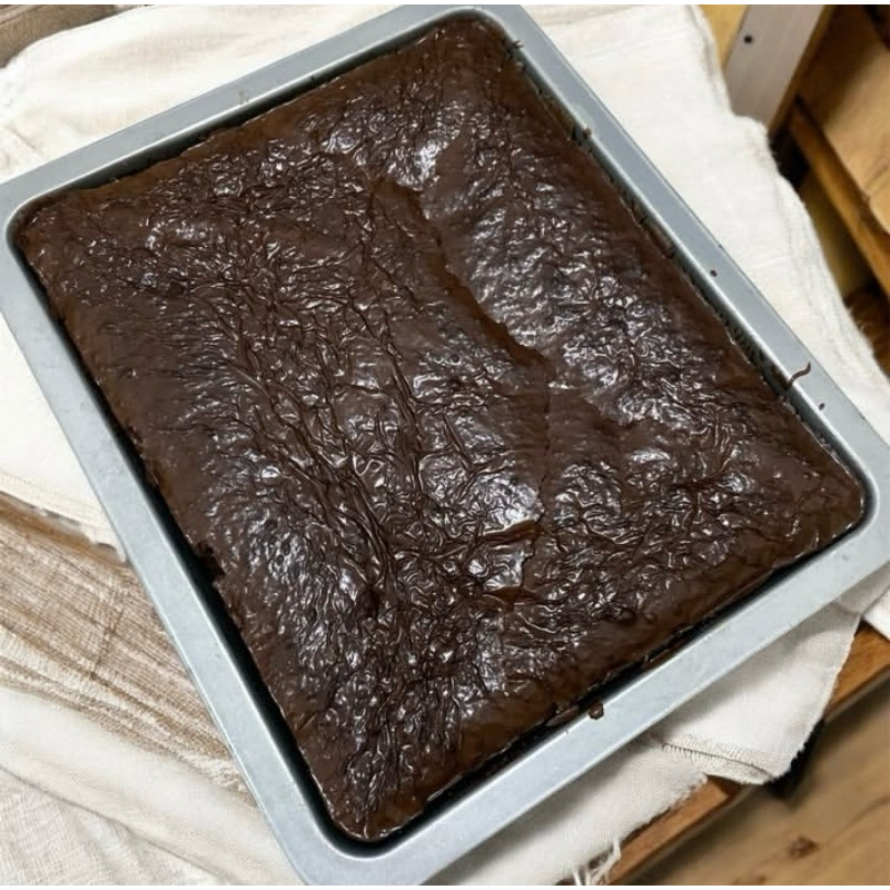 

Brownis original,1 loyang ukuran 22x22