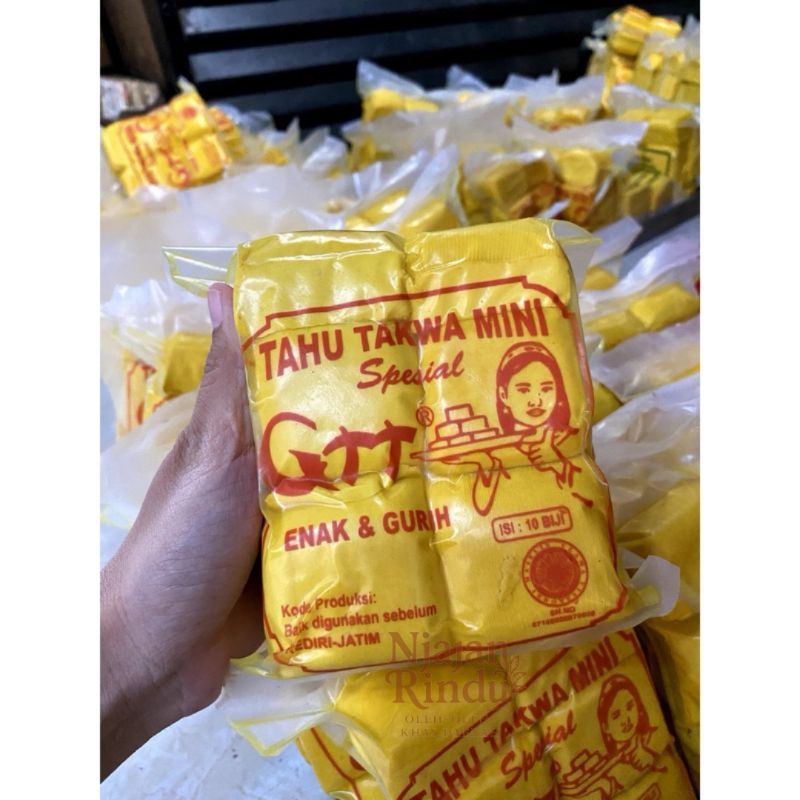 

Tahu Kuning Tahu Takwa Mini Asli Kediri Isi 10 Pcs