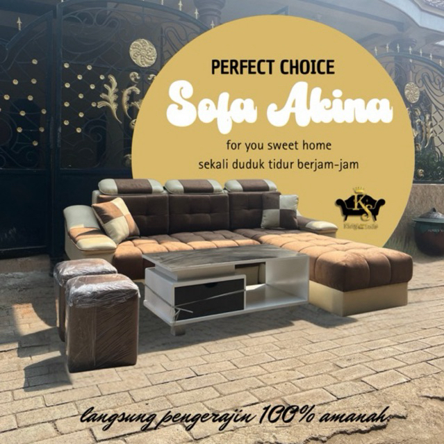 SOFA AKINA Sofa minimalis Selonjor