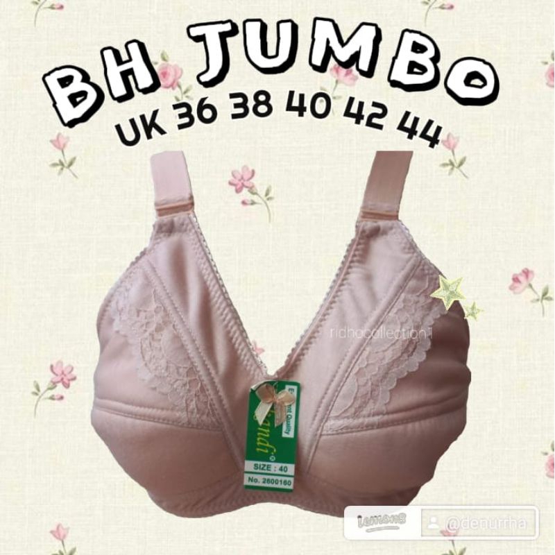 BH IBU JUMBO TANPA BUSA TANPA KAWAT TALI LEBAR DAN BESAR BAHAN ADEM DAN CUP JUMBO