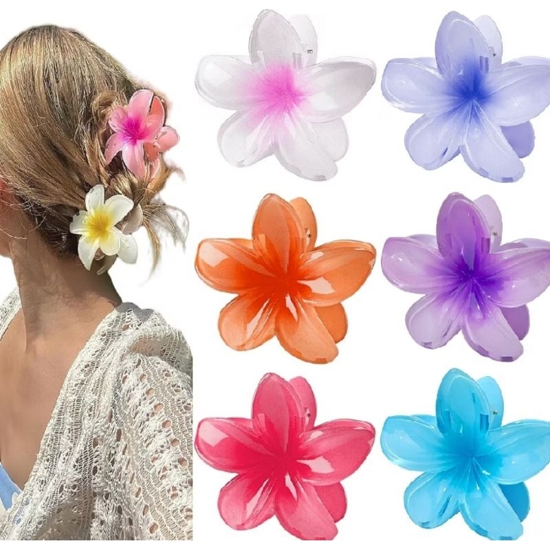 JEDAI KAMBOJA 8CM JEDAI BUNGA KAMBOJA HAIRCLIP KAMBOJA