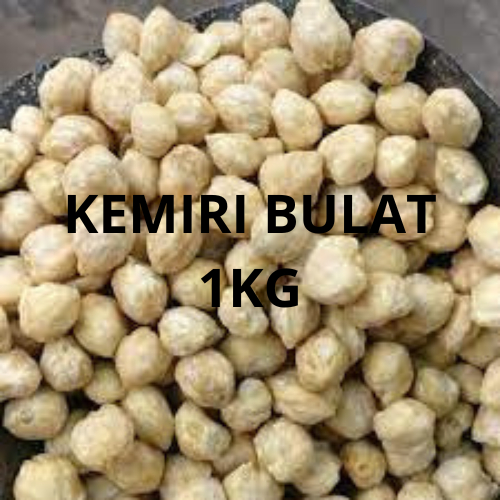 

candygurll Kemiri Bulat Super Grade 1 kg