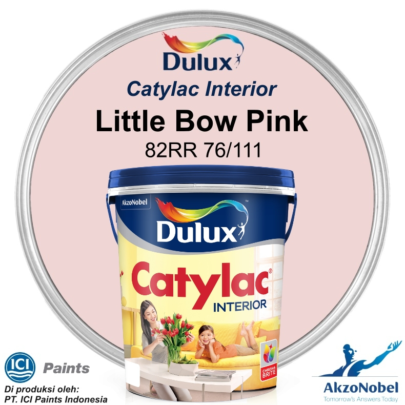 CAT DULUX CATYLAC INTERIOR 25 KG - LITTLE BOW PINK 82RR 76/111