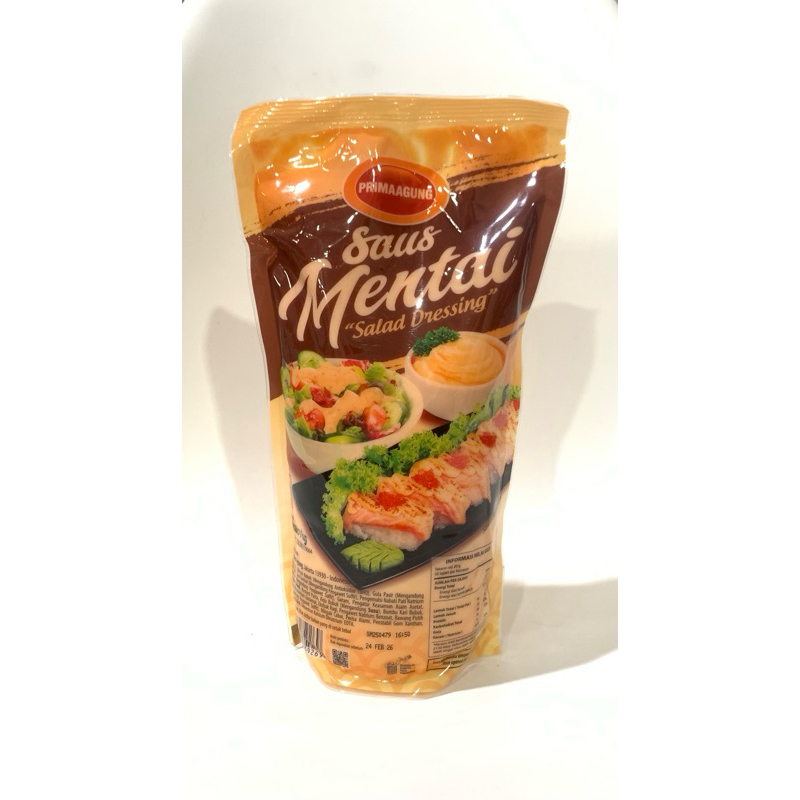 

Primaagung Saus Mentai 1 Kg salad dressing Best Seller