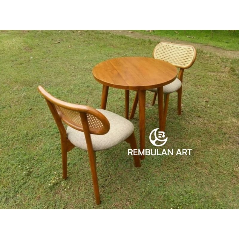 Kursi meja makan set cafe minimalis modern