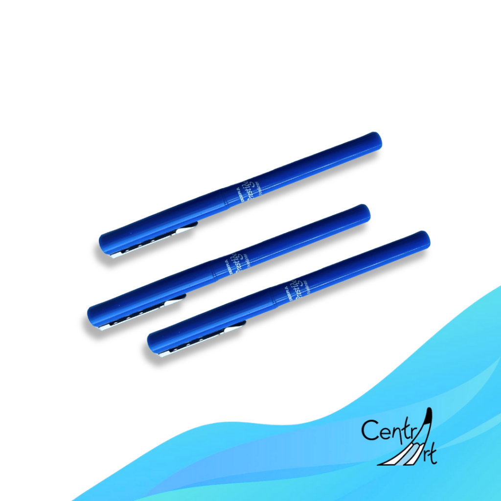 

zebra prestige fineliner tinta hitam biru