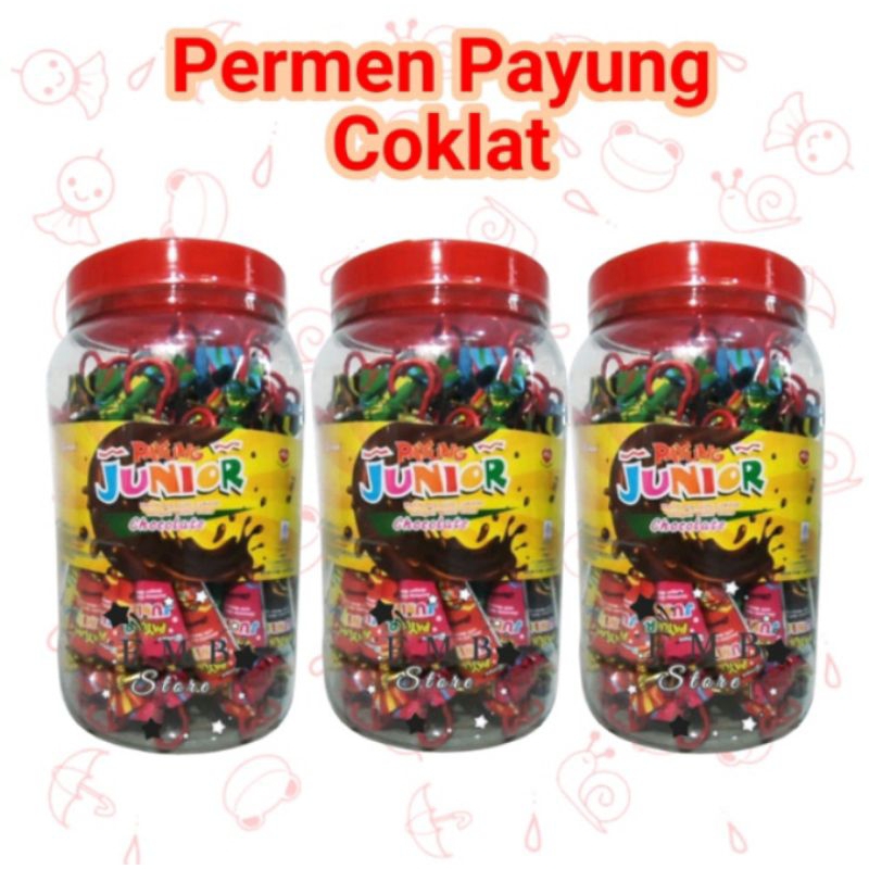 

Coklat Payung Junior Kemasan Toples Isi 60 Biji Termurah