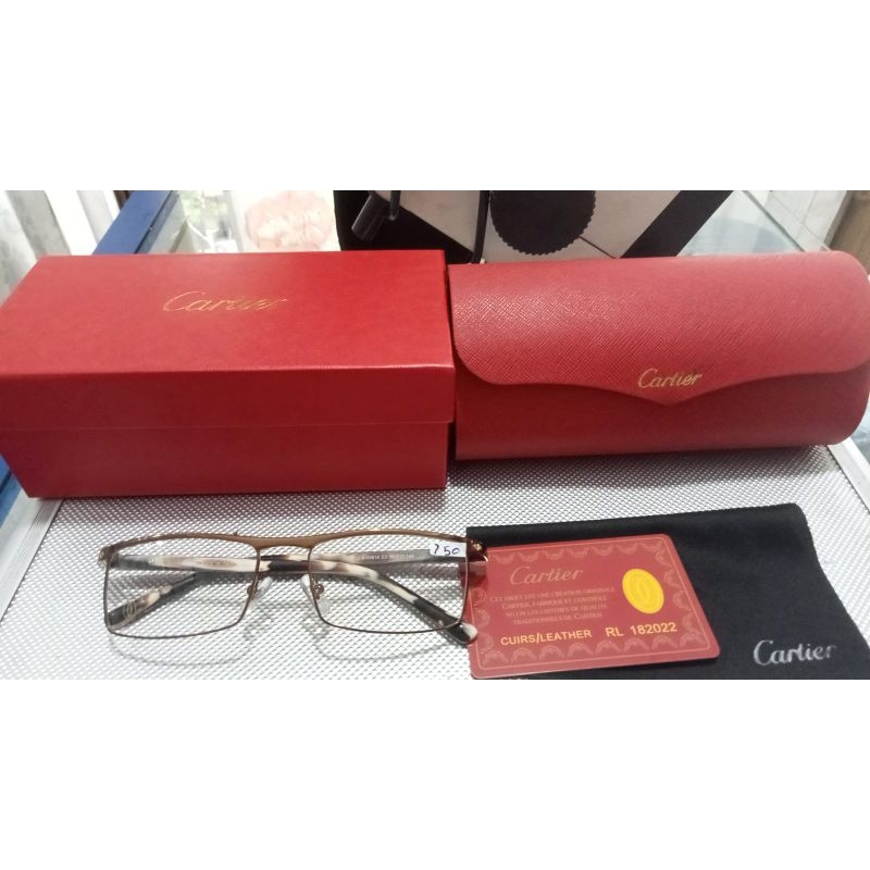 freme kacamata Cartier original