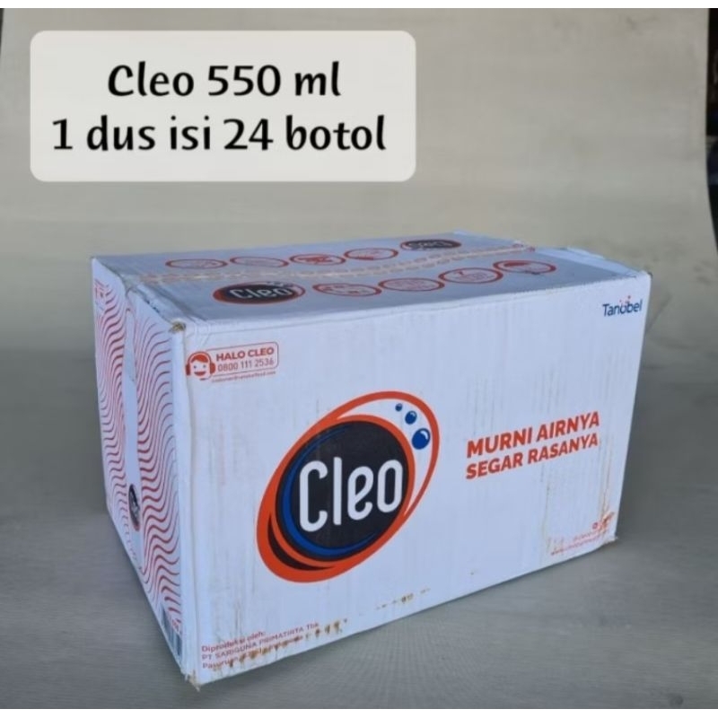 

Cleo Air Murni Botol 550 Ml ( Isi 24 Pcs / Pack)