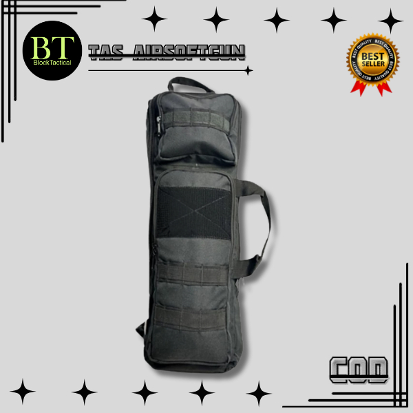Tas Senjata Paspampres/ Airsoftgun Laras Panjang/ Tas Senjata/ Holster Hitam