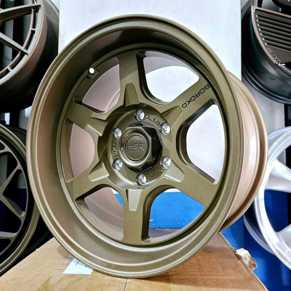 Jual Velg Ring 17 HSR STY Buat Mobil Fortuner, Hilux, Mux, Everest, Pajero
