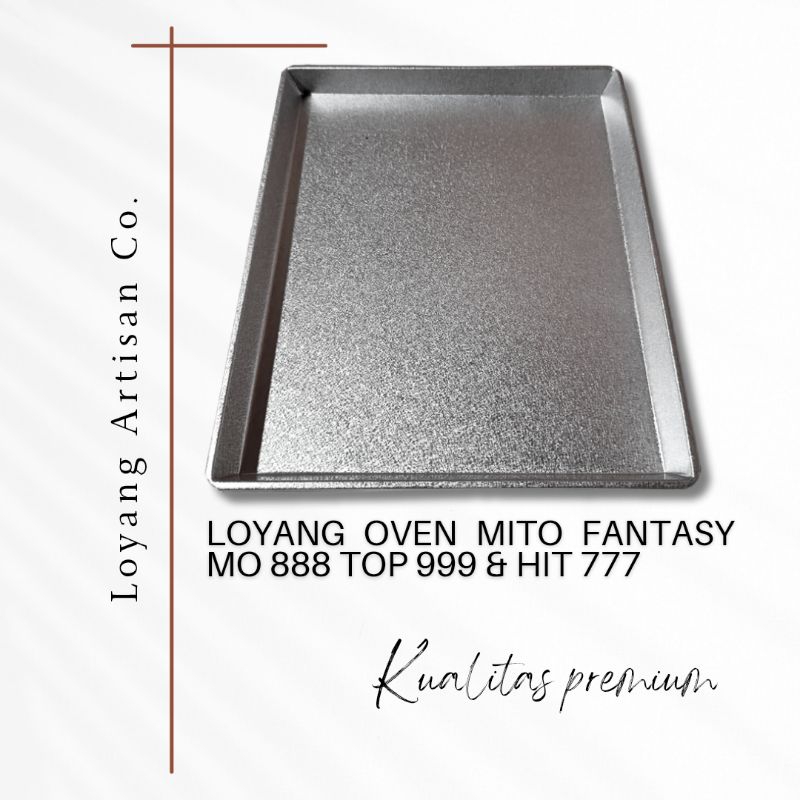 loyang kue oven listrik mito mo fantasy 888 / top 999 / hot 777 bahan alumunium tebal anti lengket