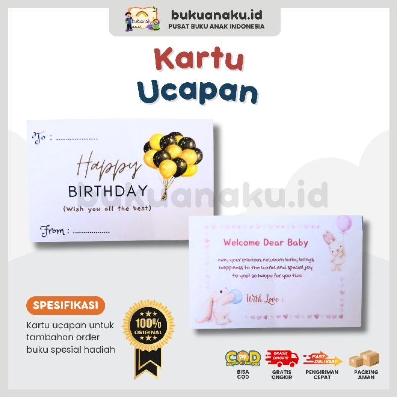 

Tambahan kartu ucapan