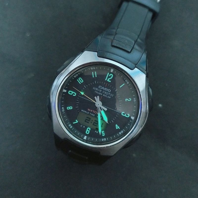 Jam Tangan Analog Digital Casio WVA - 430J Wave Ceptor Tough Solar