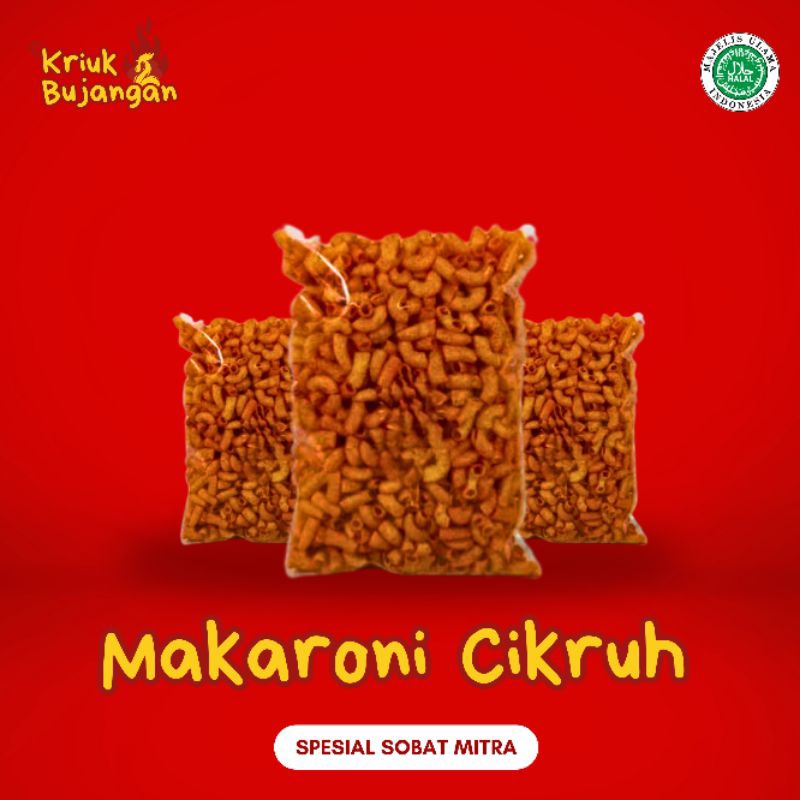 

[TERMURAH] Makaroni Cikruh Pedas / Ext Pedas | Spesial PROMO Kriuk Bujangan