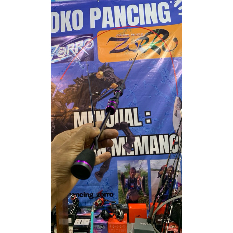 joran zorro ul lentur 180cm solid carbon