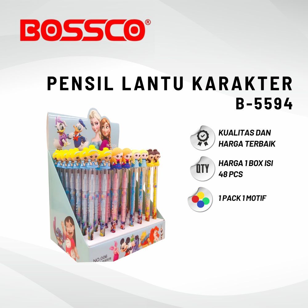 

Ay00! GROSIR!!! (48pcs) pensil lantu susun/pensil susun karakter/pensil cabut/LANTU 1 BOX BESAR