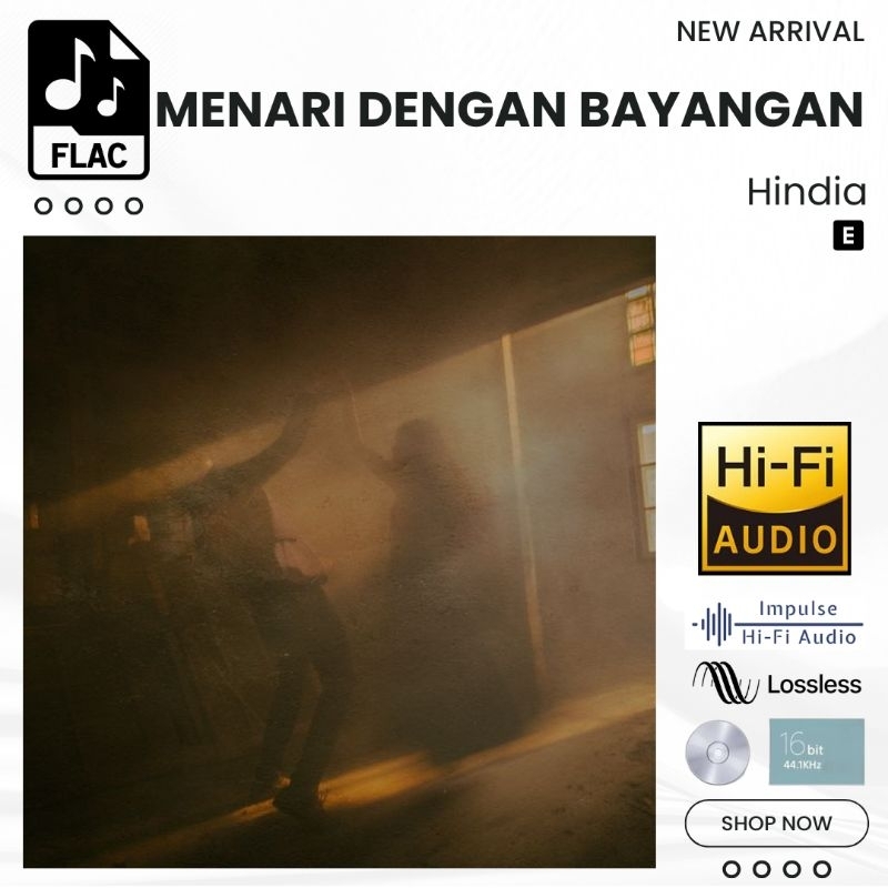 Menari Dengan Bayangan - Hindia Album lagu FLAC Hi-Fi Lossless 16bit 44.1kHz