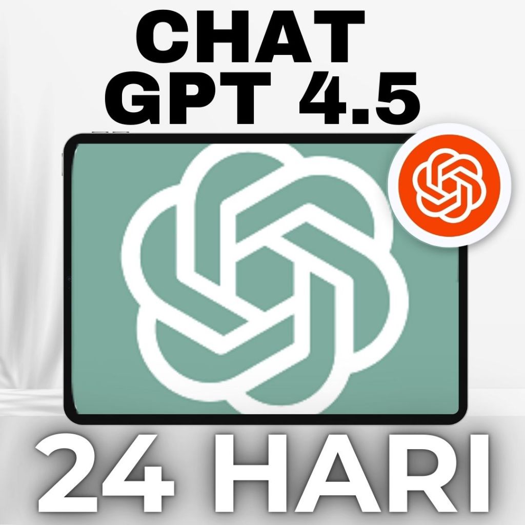 [24 HARI] OpenAI GPT - 4.5 PLUS | Unlimited GPT4o/GPT4/o1/o3 | Teknologi Bahasa | Percakapan Otomati