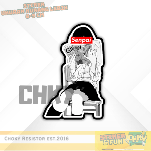 

Stiker Sticker Vinyl Laminasi Glosy CUTE JAPANESE GIRL SENPAI Vol 23