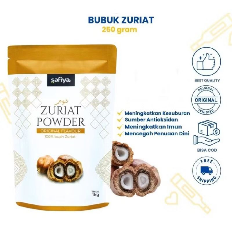 

Serbuk Zuriat 250 Gram & 100 Gram+Madu/ Bubuk Zuriat Asli Promil/Program Hamil