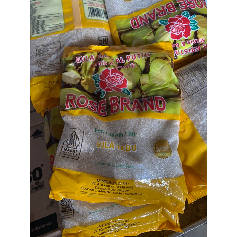 

gula rose brand kuning 1kg